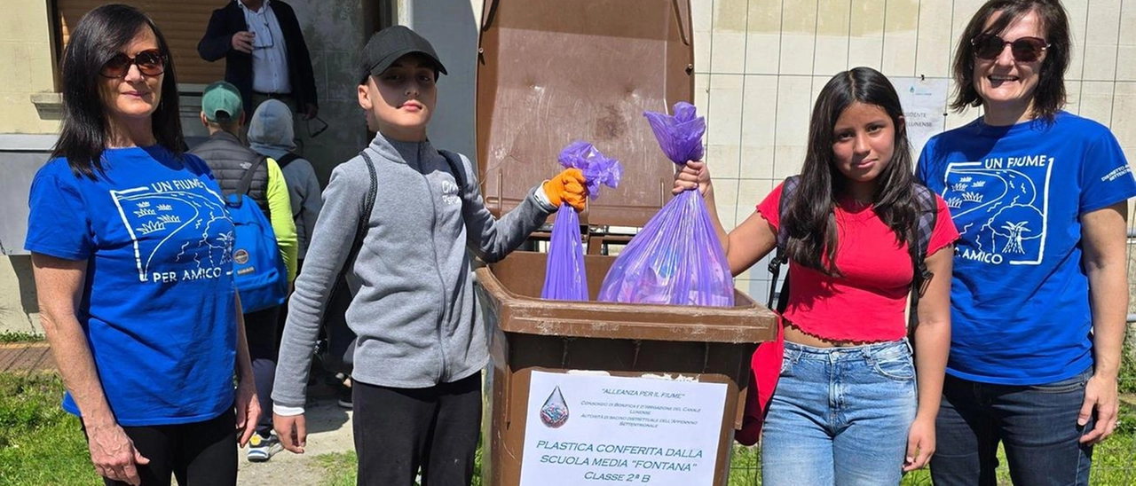 Alleanza per il fiume. Studenti all’opera: "Basta rifiuti plastici nei corsi d’acqua"