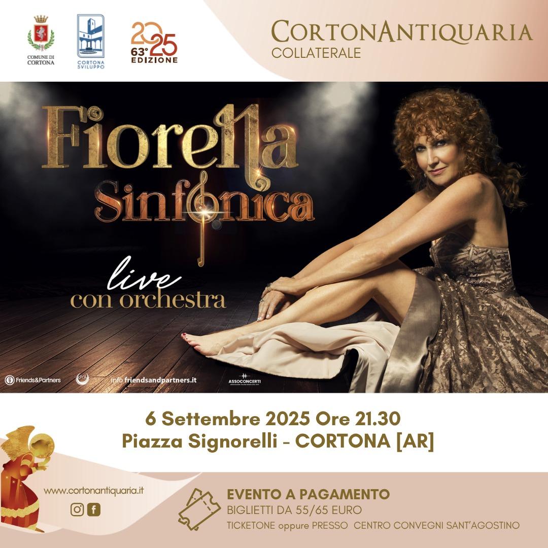 sar224 il super concerto di fiorella mannoia fiorella sinfonica live con orchestra a chiudere quest8217anno cortonantiquaria