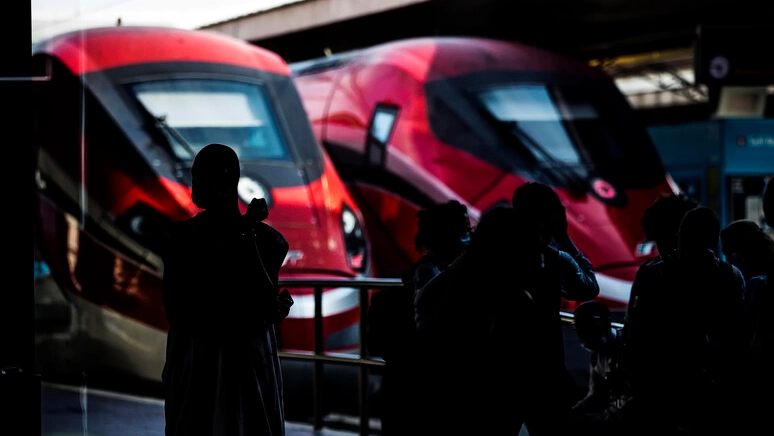 Treni fermi (Foto repertorio Ansa)