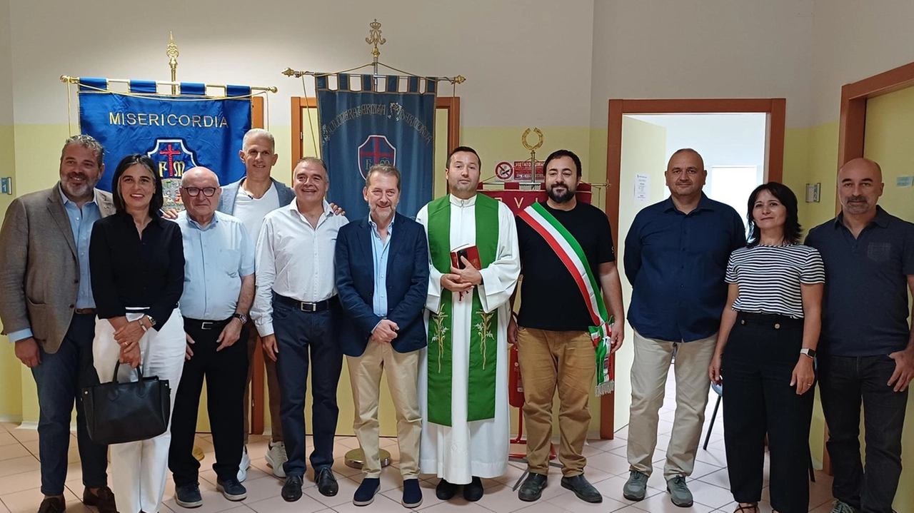 Un momento dell’inaugurazione del nuovo poliambulatorio Un momento dell’inaugurazione del nuovo poliambulatorio