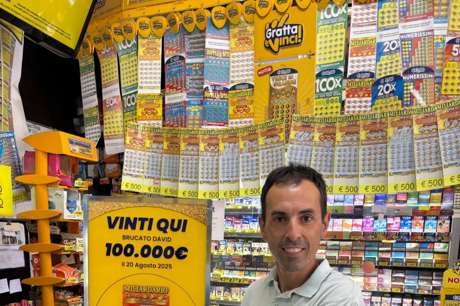 “La bambina sorrideva, ma forse non ha capito di aver fatto vincere 100mila euro alla nonna”