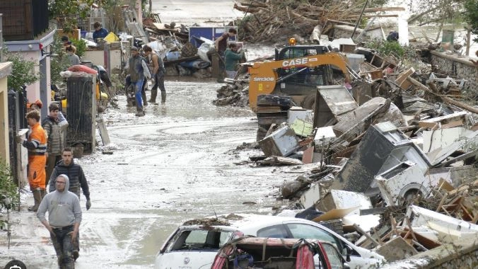 I danni causati dall'alluvione che colpì Prato
