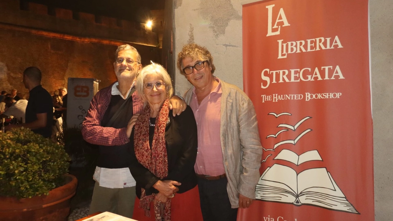 I finalisti. Da sinistra, Vittorio Lingiardi, Sandra Petrignani e Sandro Veronesi