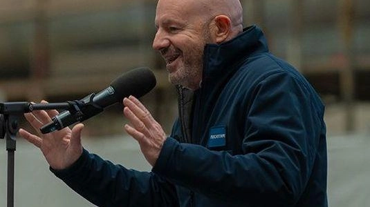 Gli interventi di Dario Deste e Lorenza Pigozzi durante l’iniziativa a Fincantieri