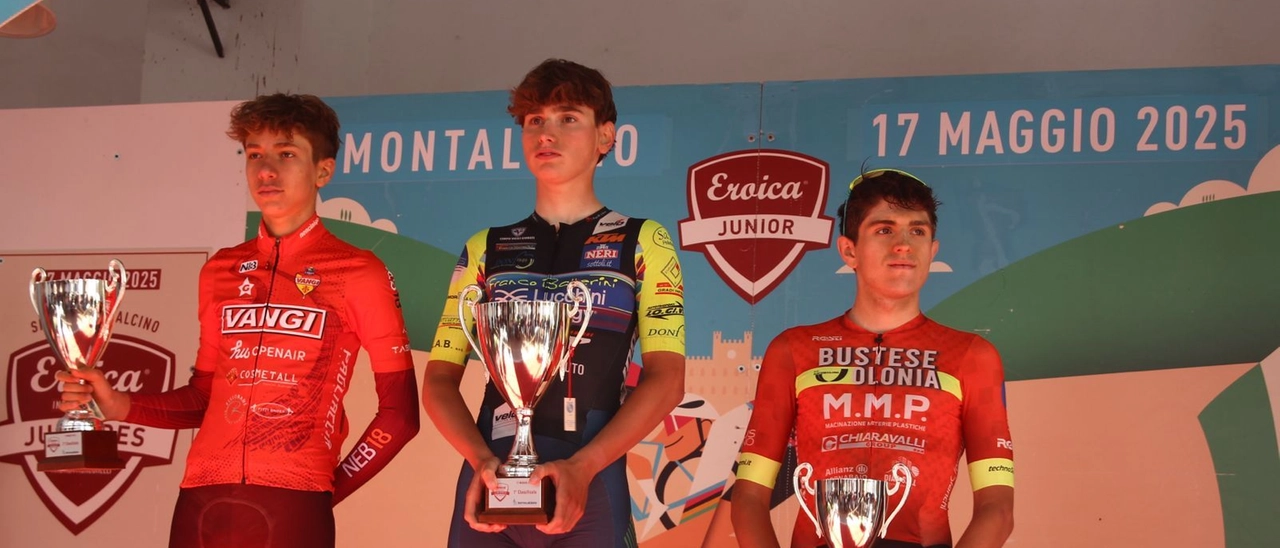 Ciclismo: l'Eroica Juniores a Montalcino a uno scatenato Proietti Gagliardoni