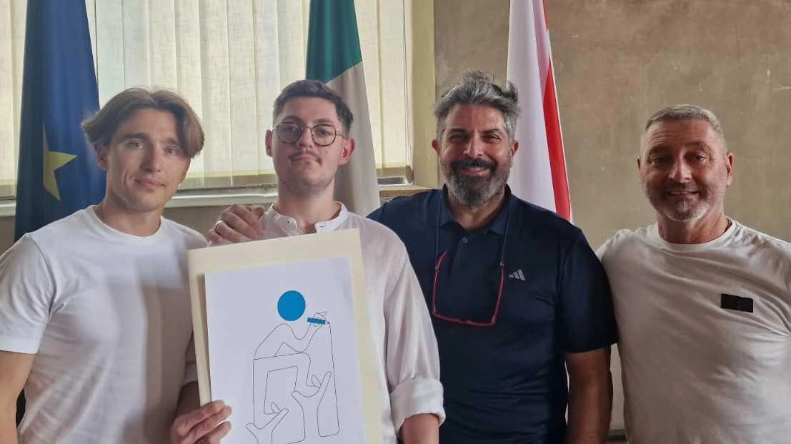 Niccolò Paperetti riceve una pergamena dal consiglio comunale di Pistoia Niccolò Paperetti riceve una pergamena dal consiglio comunale di Pistoia