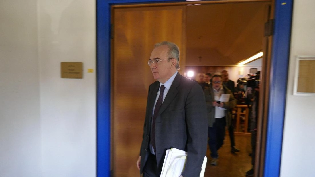 Il procuratore capo della Repubblica Luca Tescaroli durante un’udienza in Tribunale a Prato