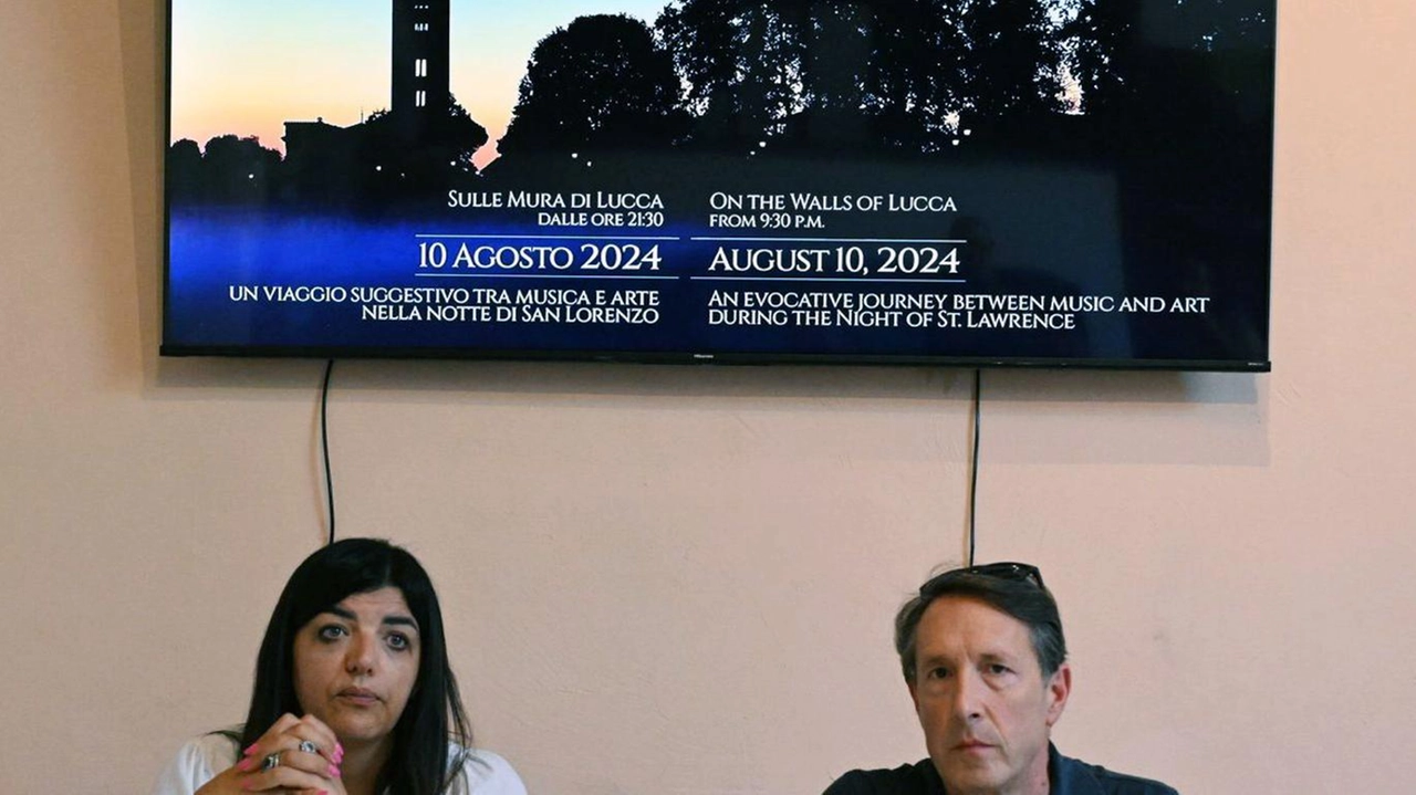 Gli assessori Mia Pisano e Remo Santini alla presentazione dell’evento Gli assessori Mia Pisano e Remo Santini alla presentazione dell’evento