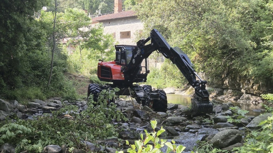 Lavori sul fiume