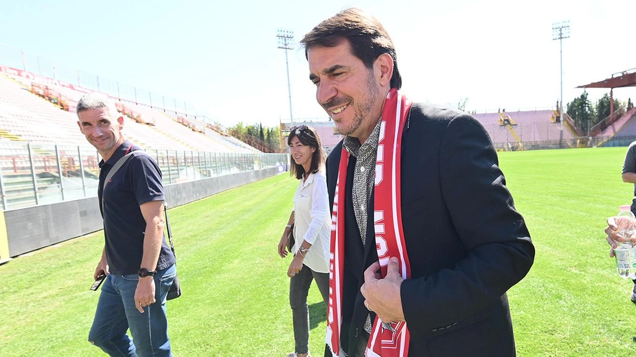 Il presidente del Perugia, Javier Faroni Il presidente del Perugia, Javier Faroni