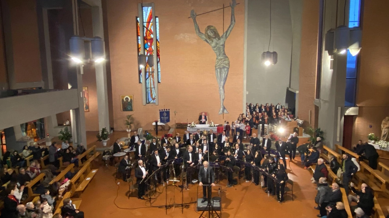 Un concerto della Filarmonica nella chiesa di Vignole Un concerto della Filarmonica nella chiesa di Vignole