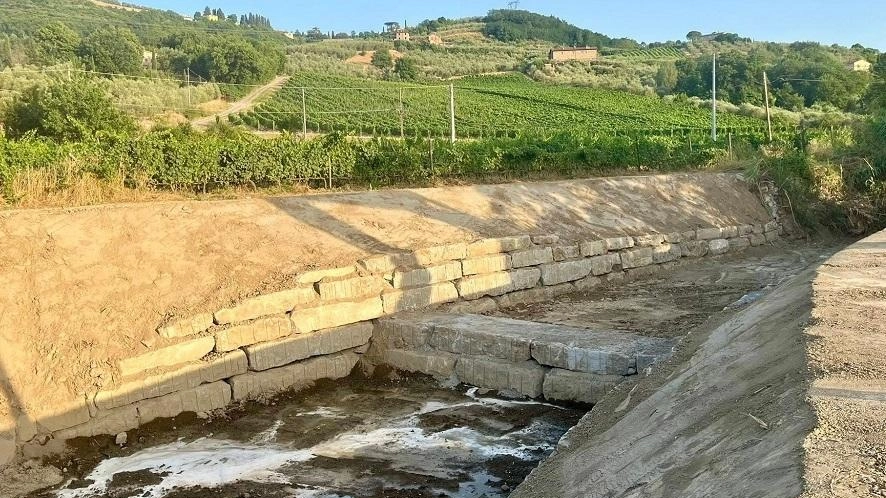 La pescaia ripulita