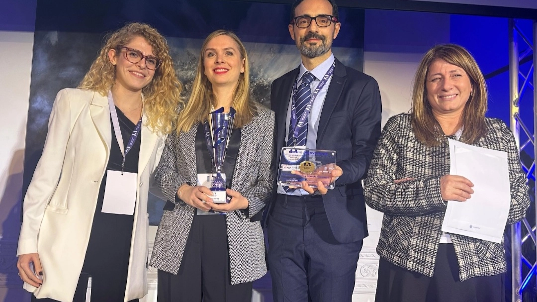 Un momento della premiazione Un momento della premiazione