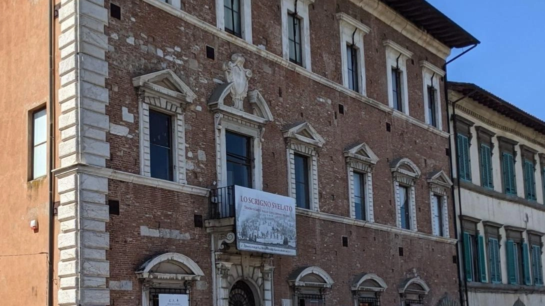 La facciata del Museo della Grafica sul lungarno Galilei, 9. : Palazzo Lanfranchi ospiterà l’iniziativa in collaborazione di Fiab