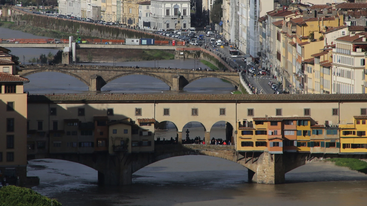 Ponte Vecchio (foto Marco Mori /New Press Photo)