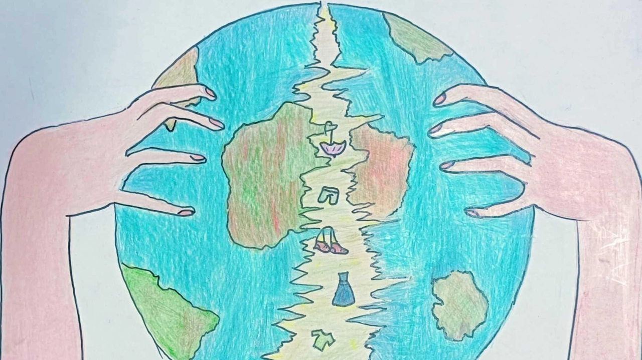 Le conseguenze dell’opera dell’uomo sulla Terra: il disegno degli studenti della 2 F Le conseguenze dell’opera dell’uomo sulla Terra: il disegno degli studenti della 2 F