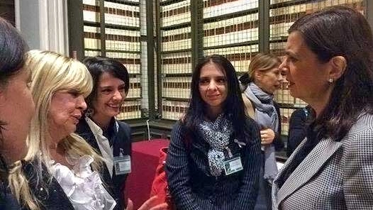 Maria Grazia Forli alla Camera (foto Borghesi)