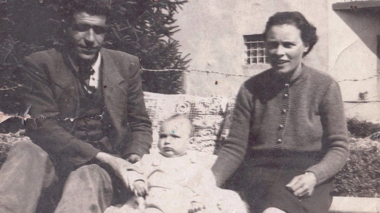 La famiglia Bardini in una foto d'epoca