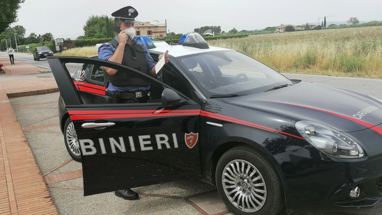 L'intervento dei carabinieri L'intervento dei carabinieri