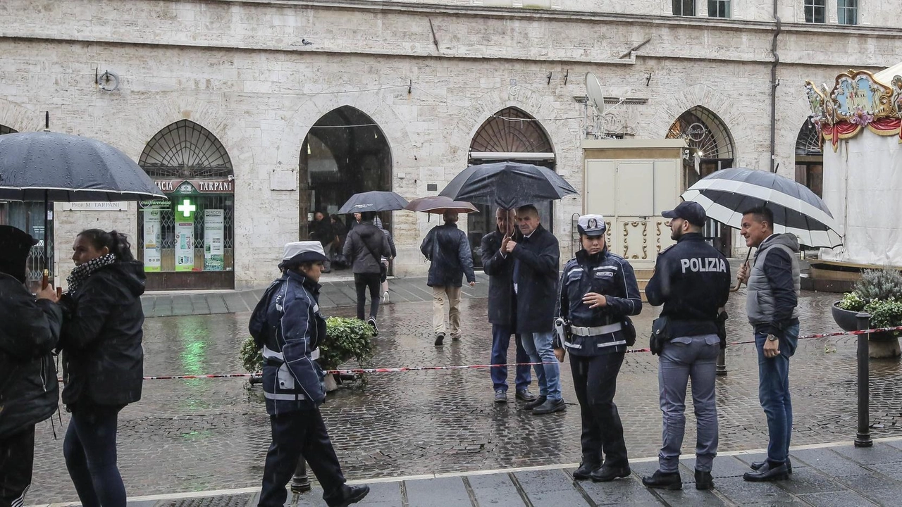Il tribunale di Perugia. dove un cortonese è entrato con un coltello Il tribunale di Perugia. dove un cortonese è entrato con un coltello