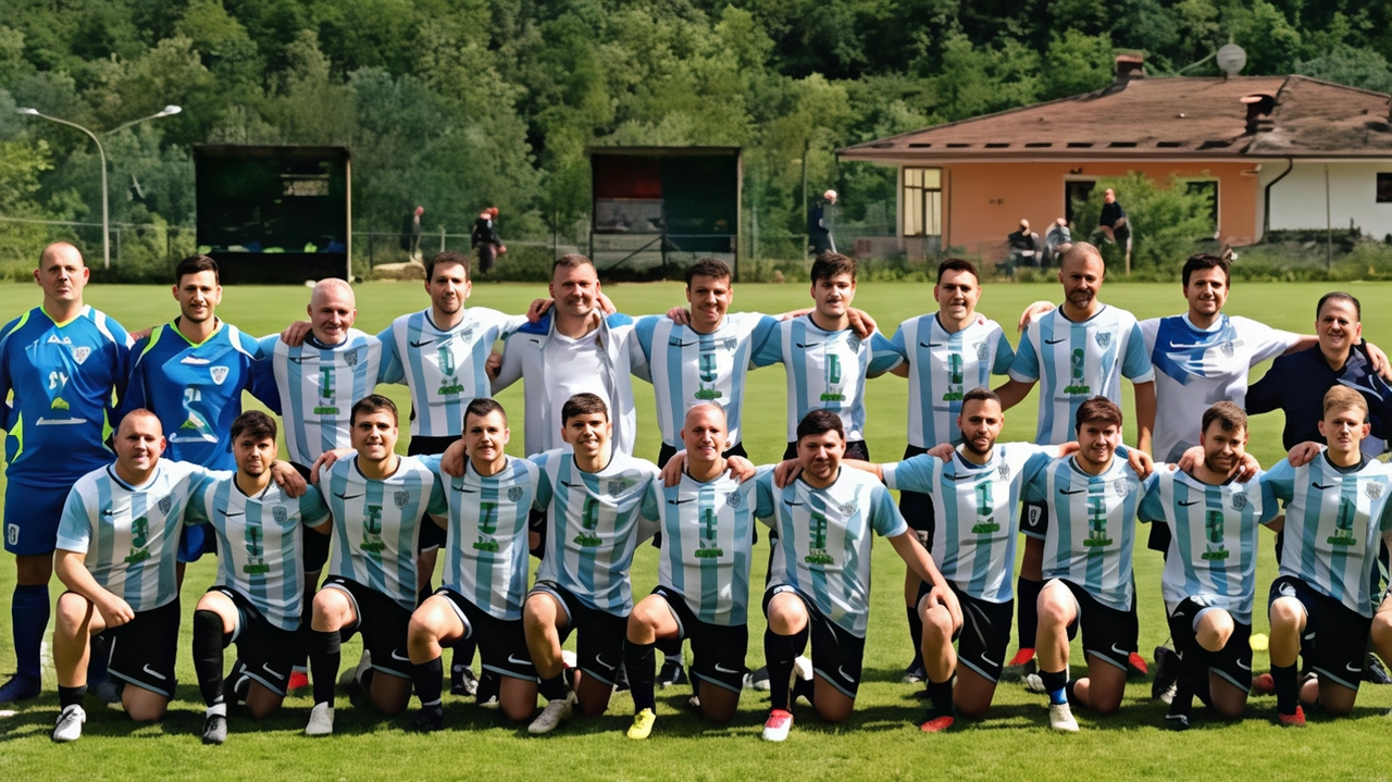 Gli Amatori Fosciandora che, con una giornata di anticipo, hanno conquistato la promozione in serie «A» di IV serie della Lega «Aics» Gli Amatori Fosciandora che, con una giornata di anticipo, hanno conquistato la promozione in serie «A» di IV serie della Lega «Aics»