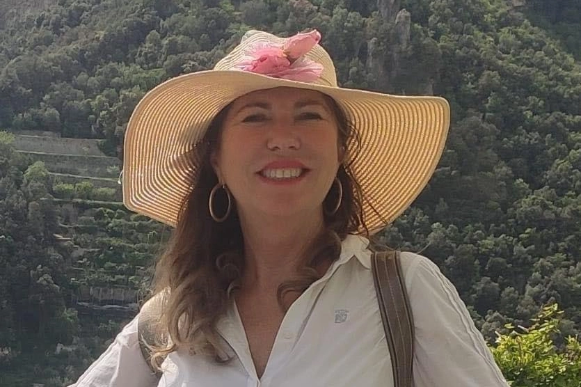 Cinzia Dal Pino in uno scatto che appare sul web e tratto dalla parte pubblica del suo profilo sul social Facebook