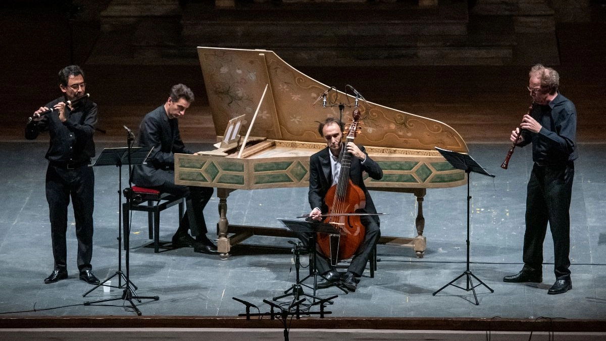 Hiro Kurosaki, violino barocco, Marco Testori, violoncello barocco e Florian Birsak, clavicembalo, tra i maggiori interpreti di musica antica al mondo Hiro Kurosaki, violino barocco, Marco Testori, violoncello barocco e Florian Birsak, clavicembalo, tra i maggiori interpreti di musica antica al mondo