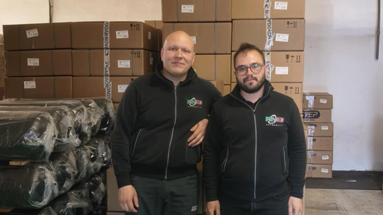 Da sinistra Marco Ricciardi socio Rmg e Simone Morrocchi, amministratore delegato Da sinistra Marco Ricciardi socio Rmg e Simone Morrocchi, amministratore delegato