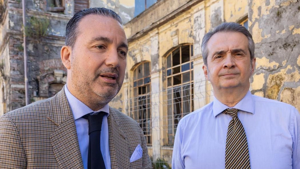Il consigliere regionale Francesco Capecchi insieme a quello comunale Alessandro Sartoni (Goiorani)