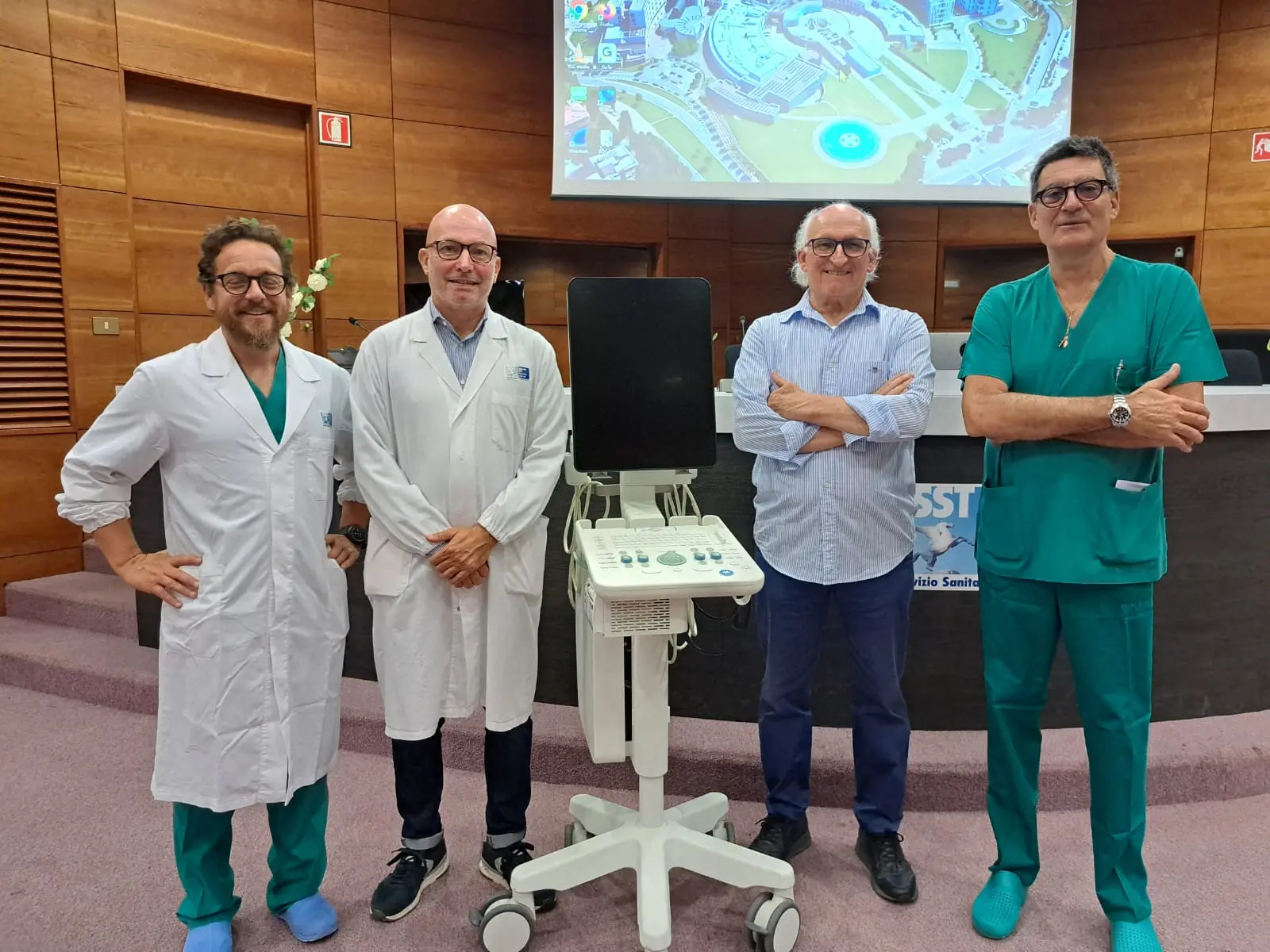Un nuovo ecografo per le sale operatorie del San Donato