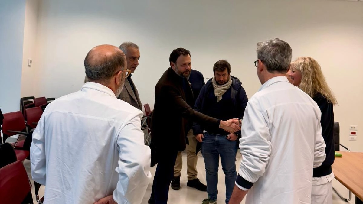 Vittorio Fantozzi durante il recente incontro con gli operatori ospedalieri Vittorio Fantozzi durante il recente incontro con gli operatori ospedalieri