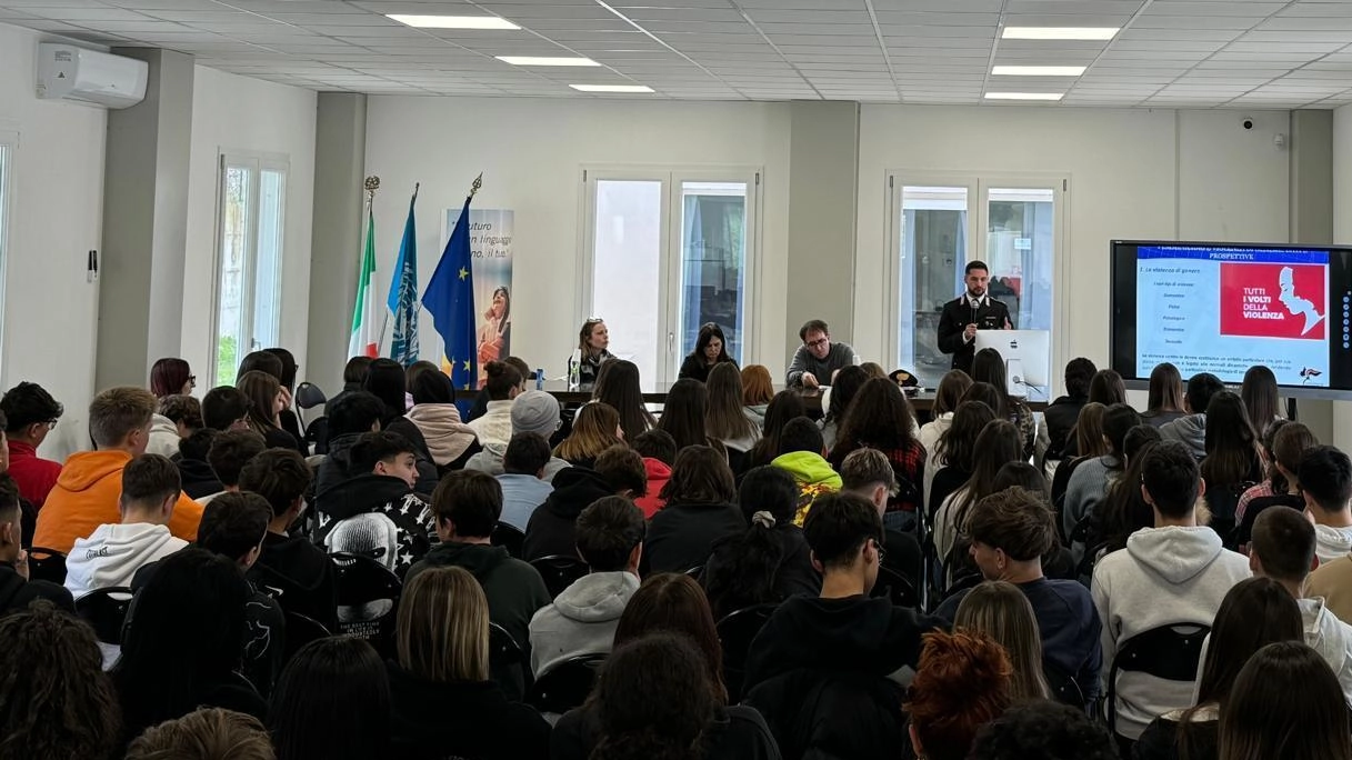 Carabinieri di Norcia e Cascia sensibilizzano sulle violenze contro le donne in due istituti scolastici, presentando dati e azioni di contrasto. Carabinieri di Norcia e Cascia sensibilizzano sulle violenze contro le donne in due istituti scolastici, presentando dati e azioni di contrasto.