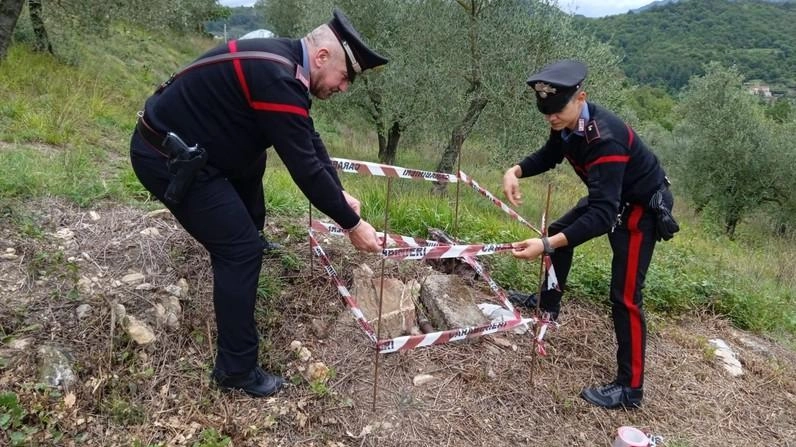 Uno degli ultimi ritrovamenti di ordigni bellici a Fivizzano (Foto d’archivio) Uno degli ultimi ritrovamenti di ordigni bellici a Fivizzano (Foto d’archivio)