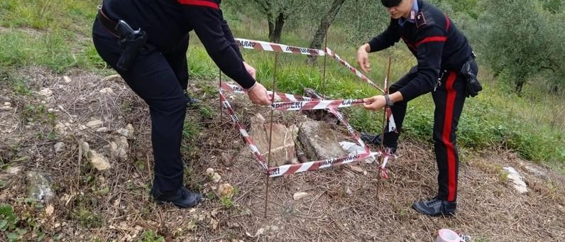 Rinvenuto ordigno bellico. Artificieri in azione a Fivizzano