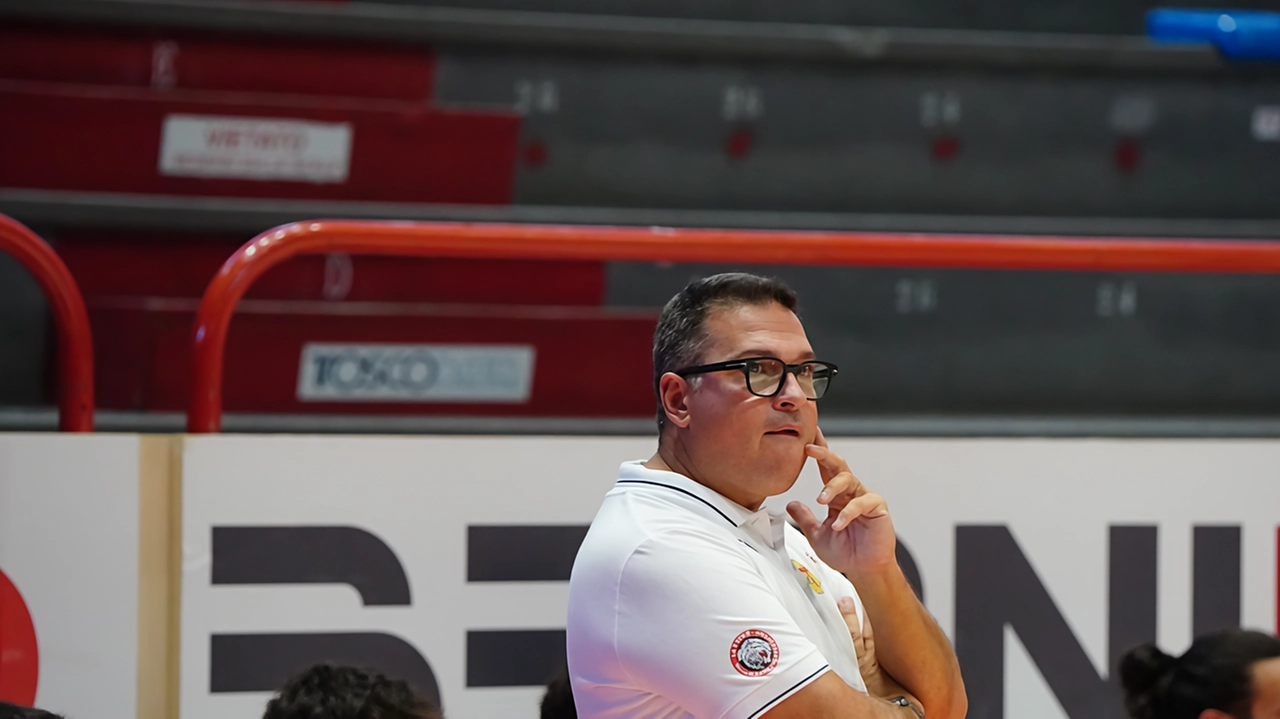 Non parla di amichevoli coach Marco Andreazza al termine del primo test della sua T Tecnica Gema Montecatini contro l’Estra...