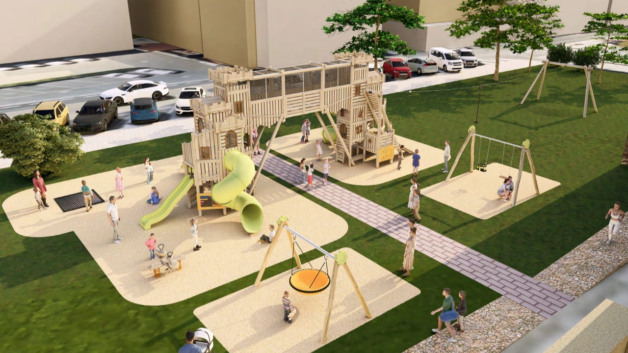 Il progetto del nuovo parco giochi Il progetto del nuovo parco giochi