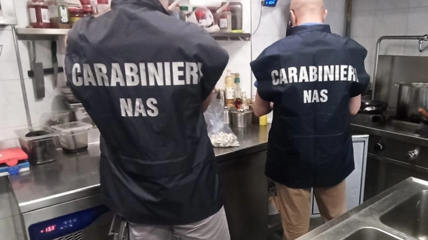 I carabinieri del Nas di Livorno in una struttur a ricettiva dell’hinterland pisano: sporcizia ovunque, alimenti non tracciabili e mal conservati