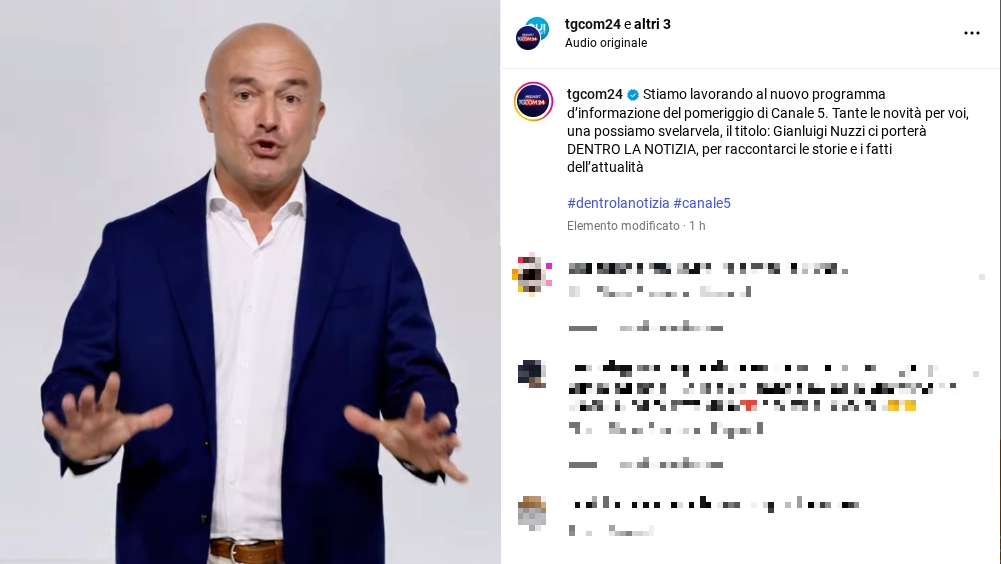 Gianluigi Nuzzi conduce 'Dentro la notizia'
