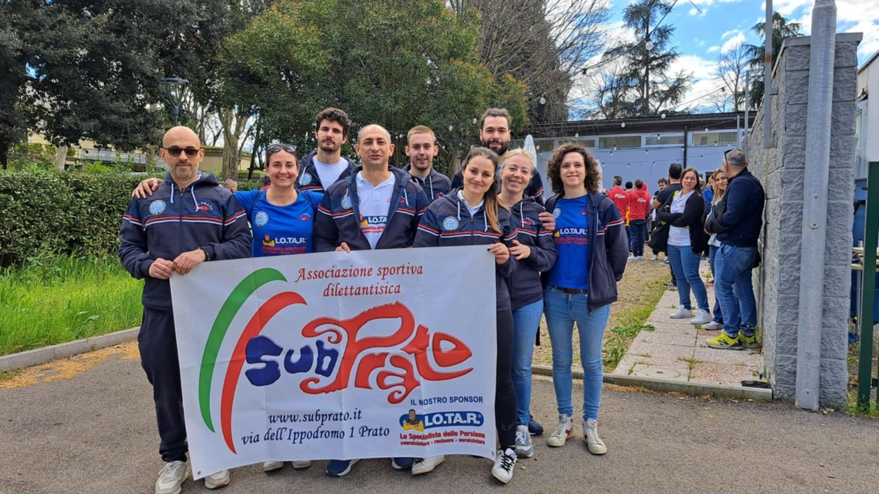 Apnea, medaglie e piazzamenti di vertice: il Sub Prato brilla a Firenze