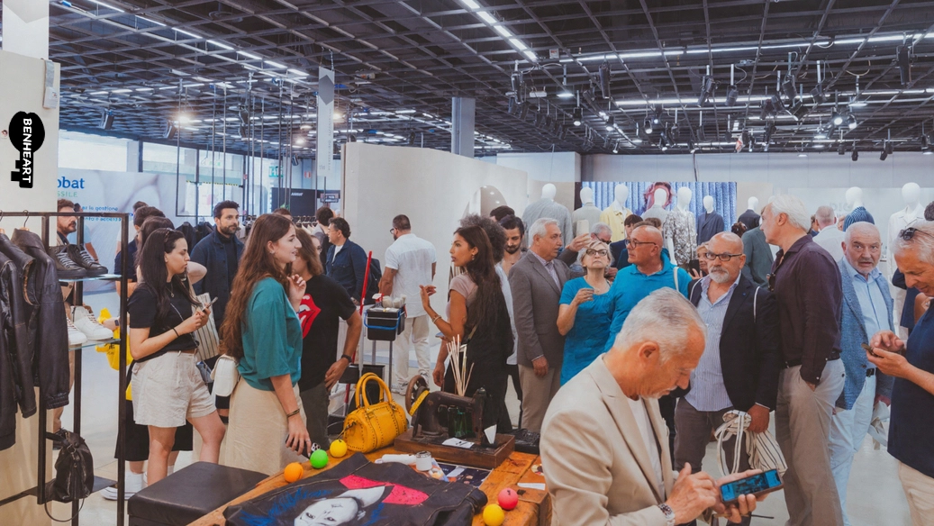 Lo stand di Benheart a Pitti
