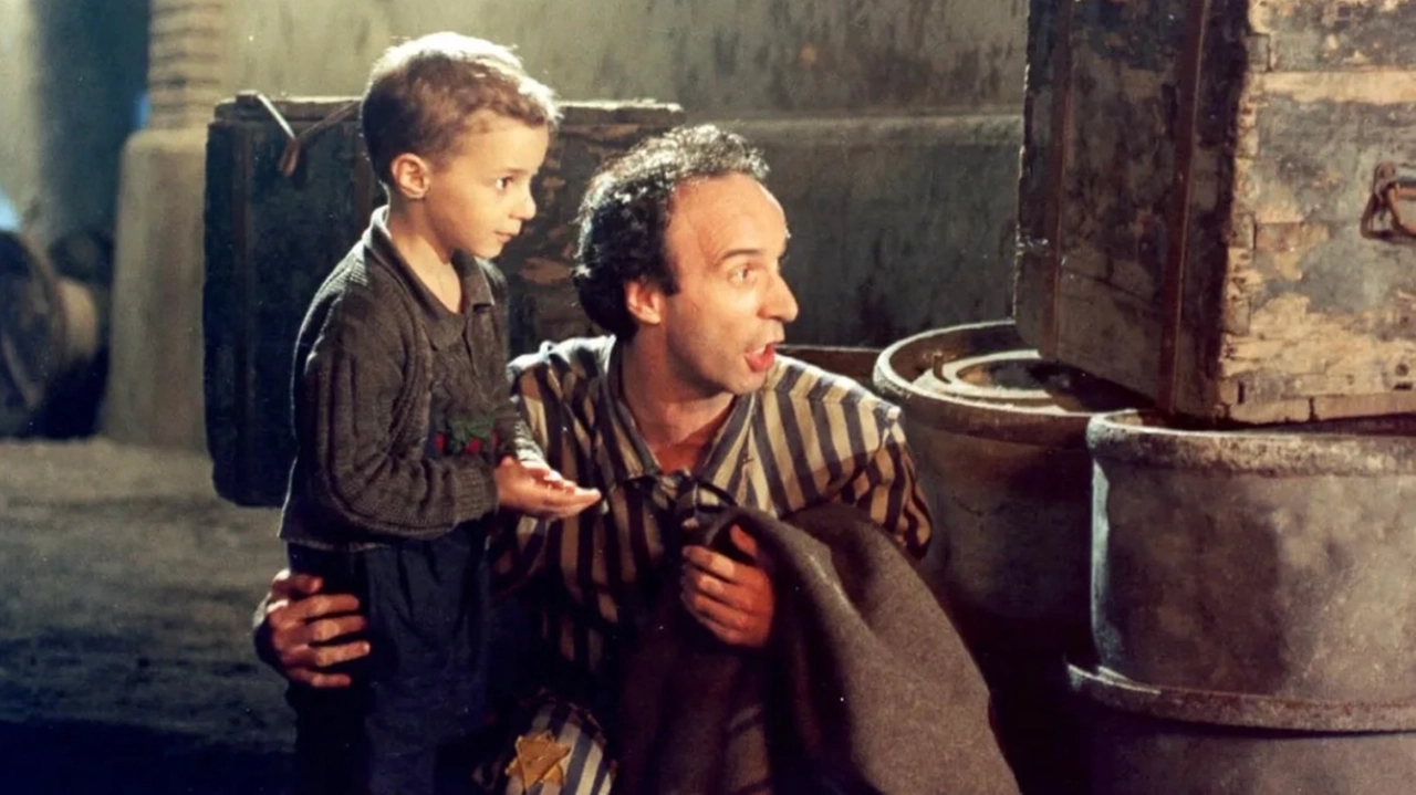 Una scena de La Vita è bella Una scena de La Vita è bella