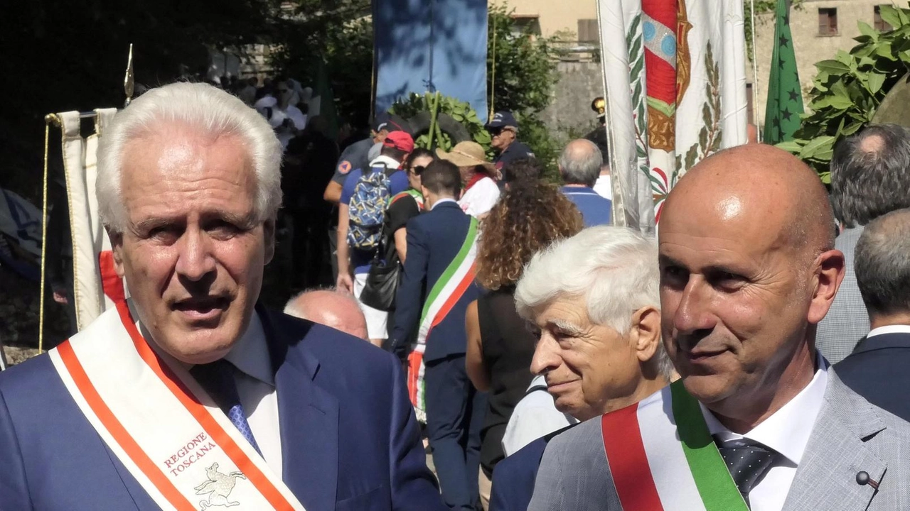 Il presidente della Regione. Giani a Sant’Anna insieme al sindaco Verona