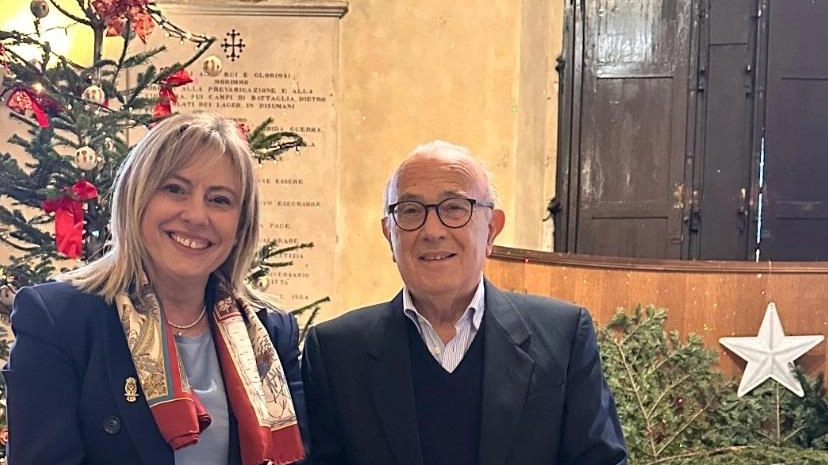 L’assessore Porcaro e Antonio Schena L’assessore Porcaro e Antonio Schena