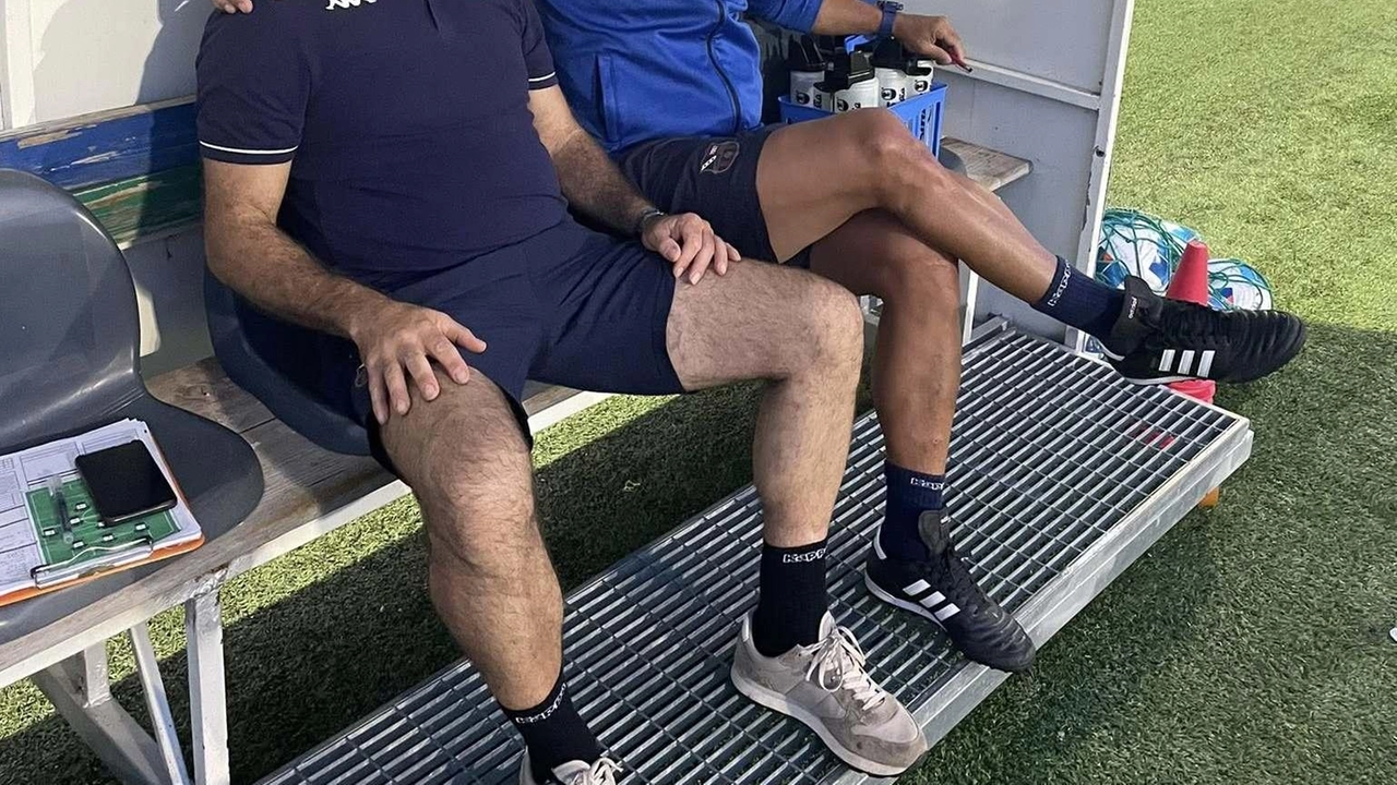 Pietro Cristiani con il suo vice Donatello Minichilli: hanno portato il Camaiore in D Pietro Cristiani con il suo vice Donatello Minichilli: hanno portato il Camaiore in D