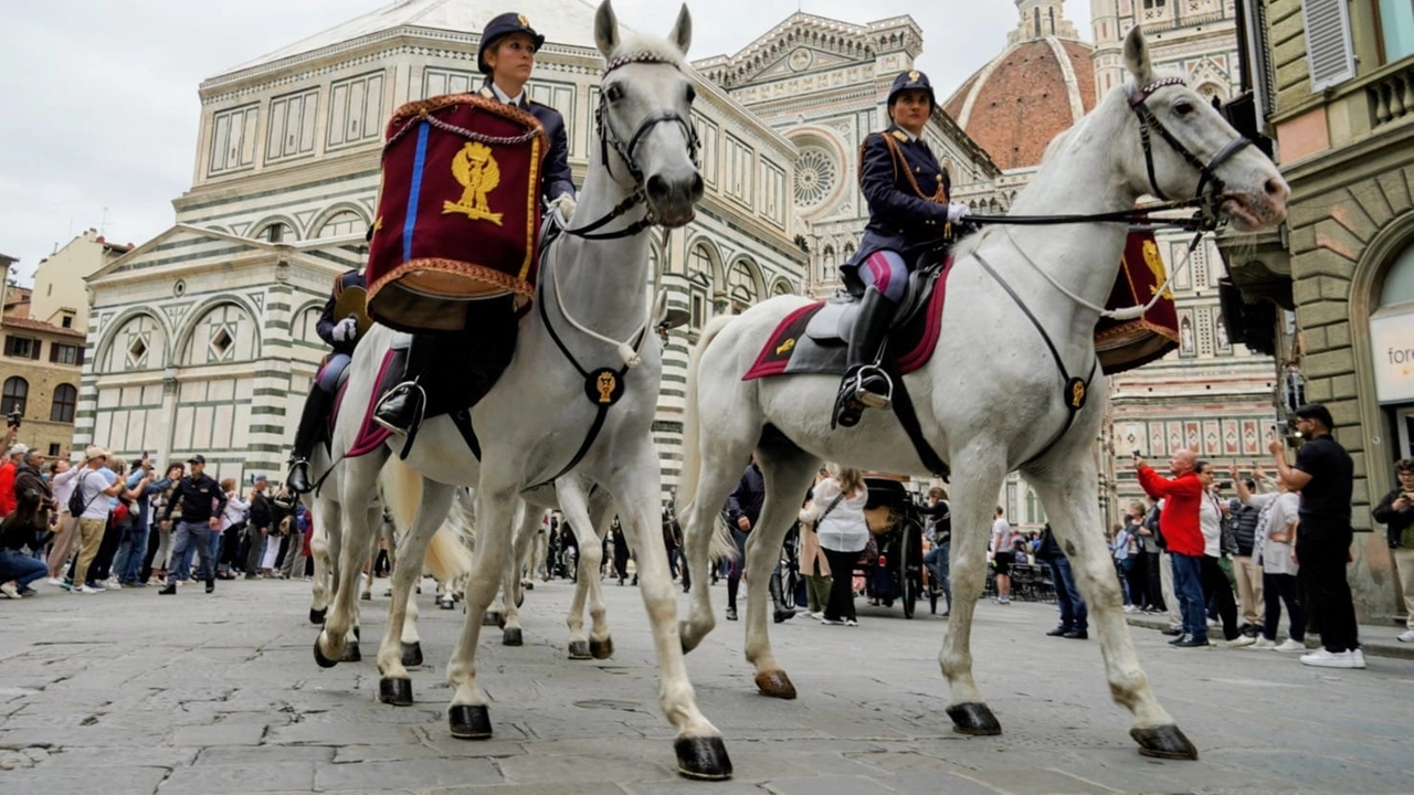 La fanfara a cavallo della polizia La fanfara a cavallo della polizia