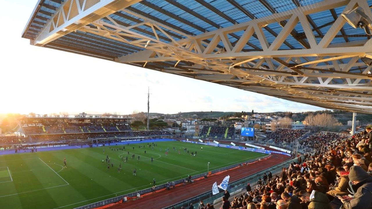 Lo stadio Castellani di Empoli