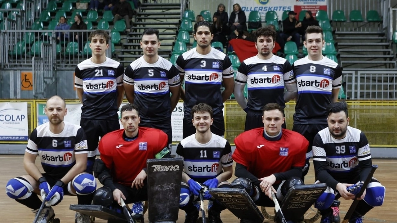 Eine Feldhockeymannschaft