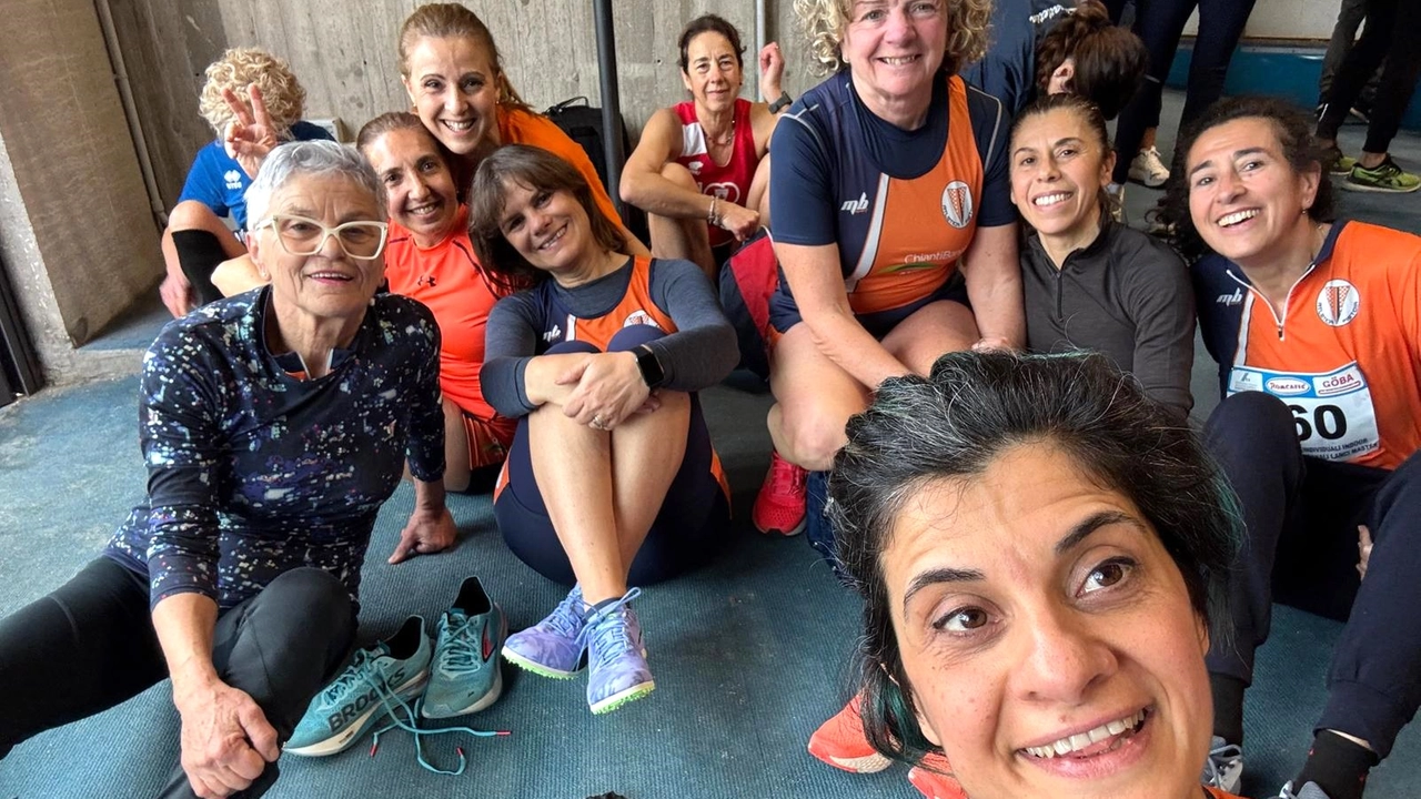La squadra femminile dell'Atletica Pistoia La squadra femminile dell'Atletica Pistoia