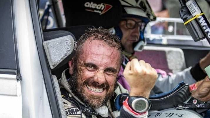 Grintoso l’avvocato Cristian Pollini colto da uno scatto subito dopo l’arrivo di una gara Passione fin da piccolo Grintoso l’avvocato Cristian Pollini colto da uno scatto subito dopo l’arrivo di una gara Passione fin da piccolo
