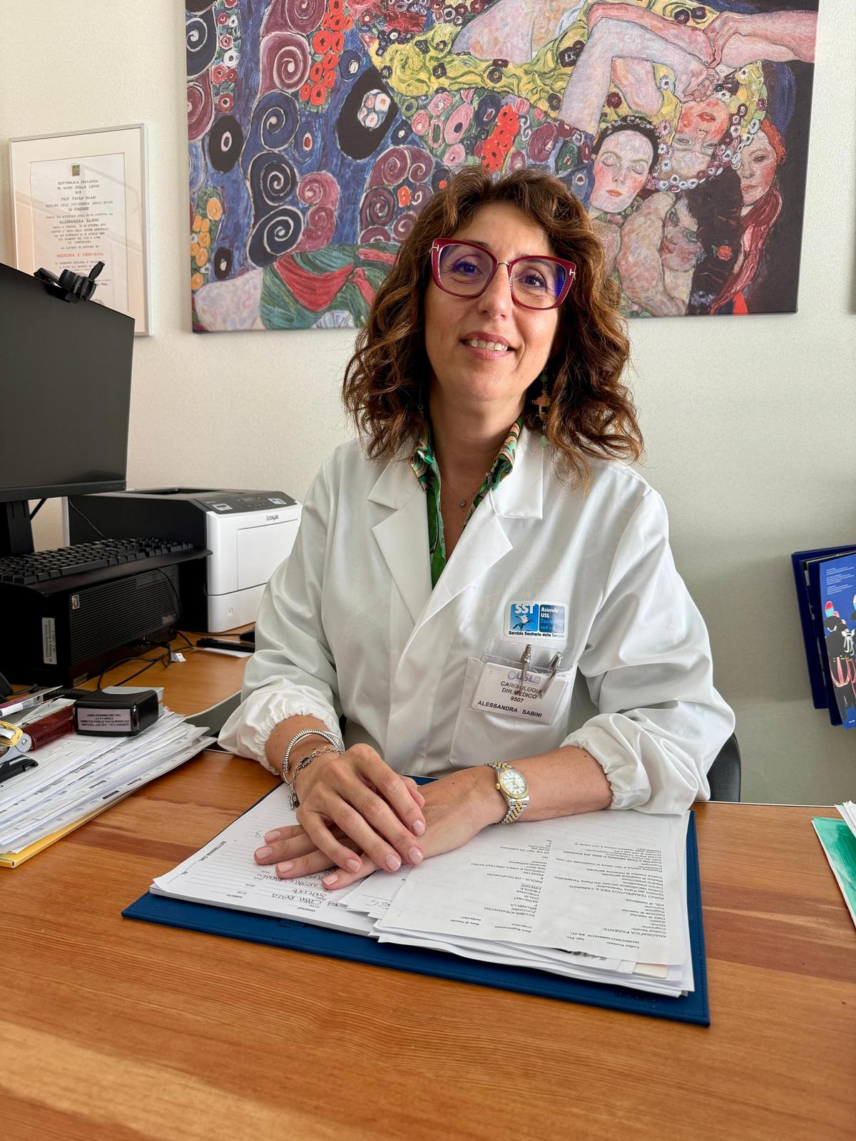 Cardiologia: Alessandra Sabini alla guida della UOC di Arezzo, Bibbiena e Sansepolcro